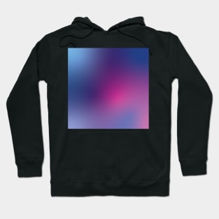 Cool Blue Purple and Pink Gradient Hoodie